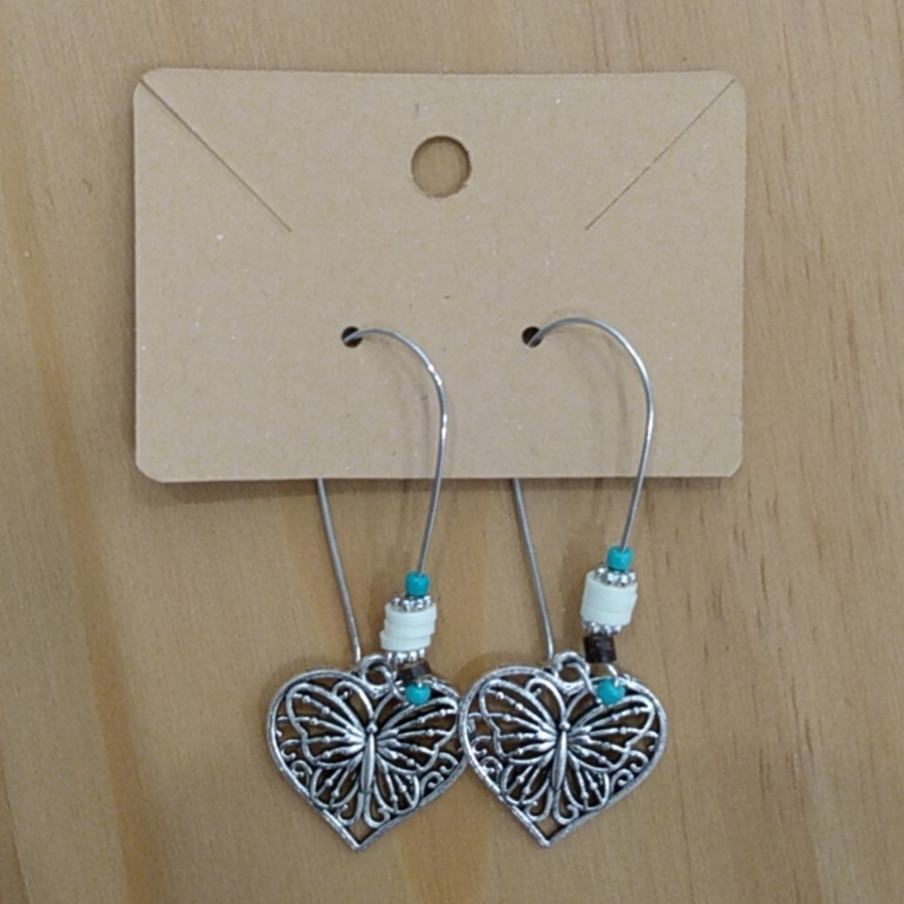 *3/$12* Bohemian Dangle Dangling Butterfly Earrings Retro